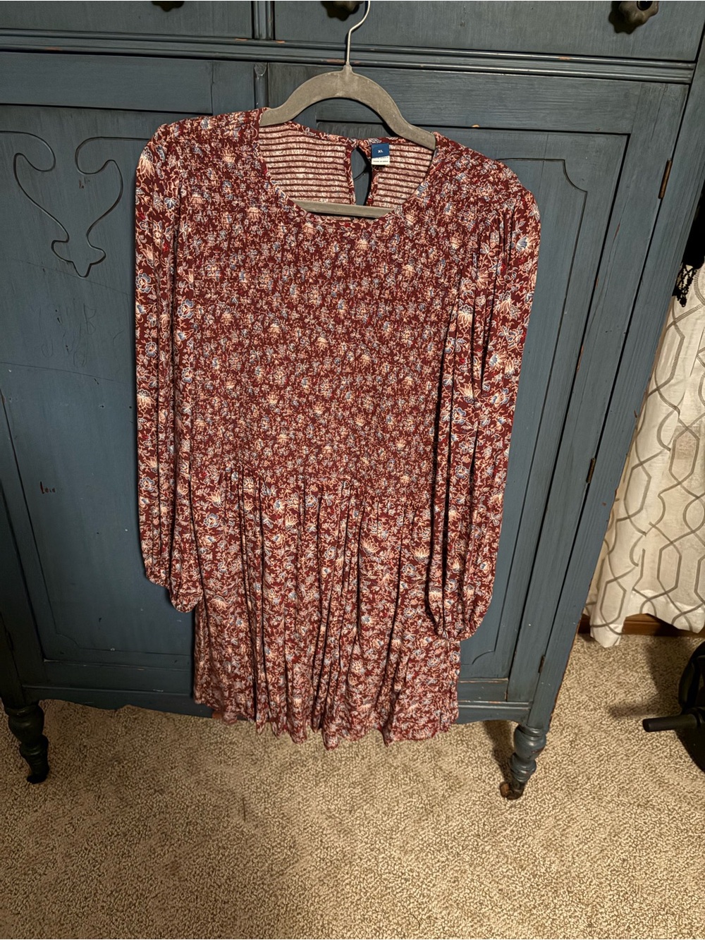 Old Navy Floral Long-Sleeve Dress